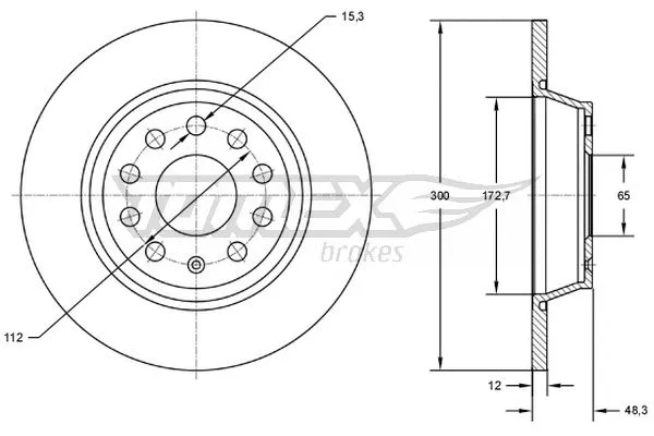 Brake Disc (TX 72-69)
