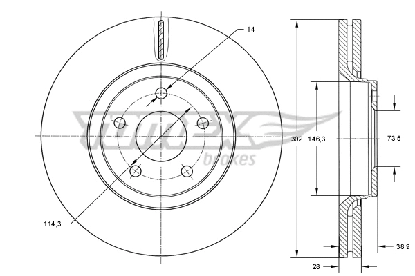 Brake Disc (TX 73-80)