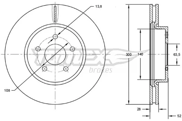 Brake Disc (TX 72-80)