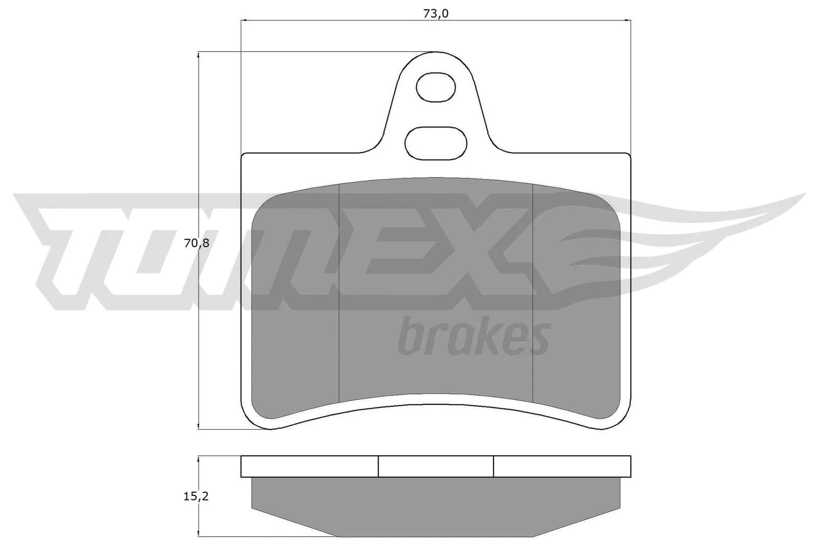 Brake Pad Set, disc brake (TX 13-33)