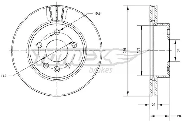 Brake Disc (TX 70-52)