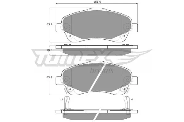 Brake Pad Set, disc brake