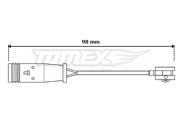 Warning Contact, brake pad wear (TX 30-64)
