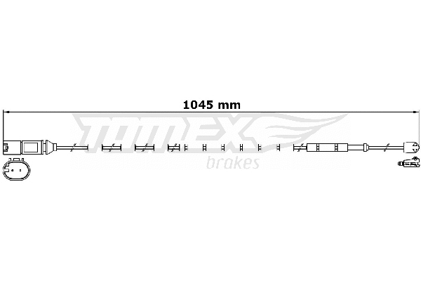 Warning Contact, brake pad wear (TX 31-28)