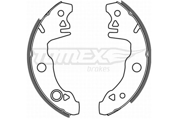 Brake Shoe Set (TX 21-29)