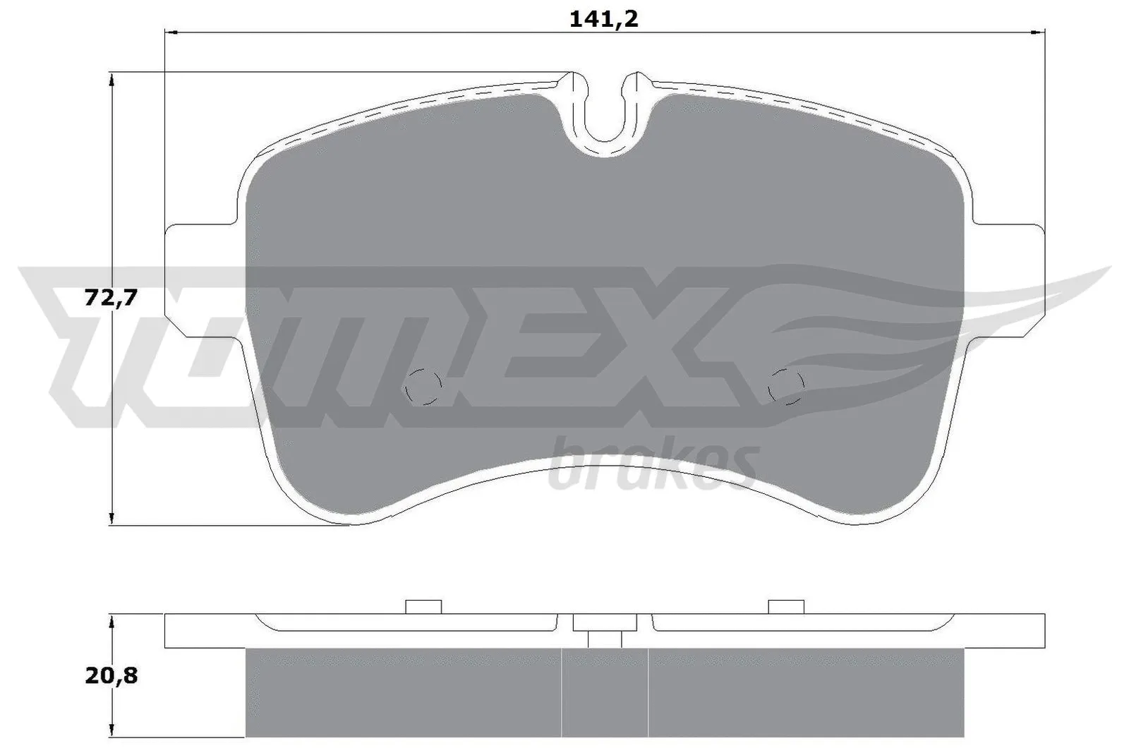 Brake Pad Set, disc brake (TX 16-00)