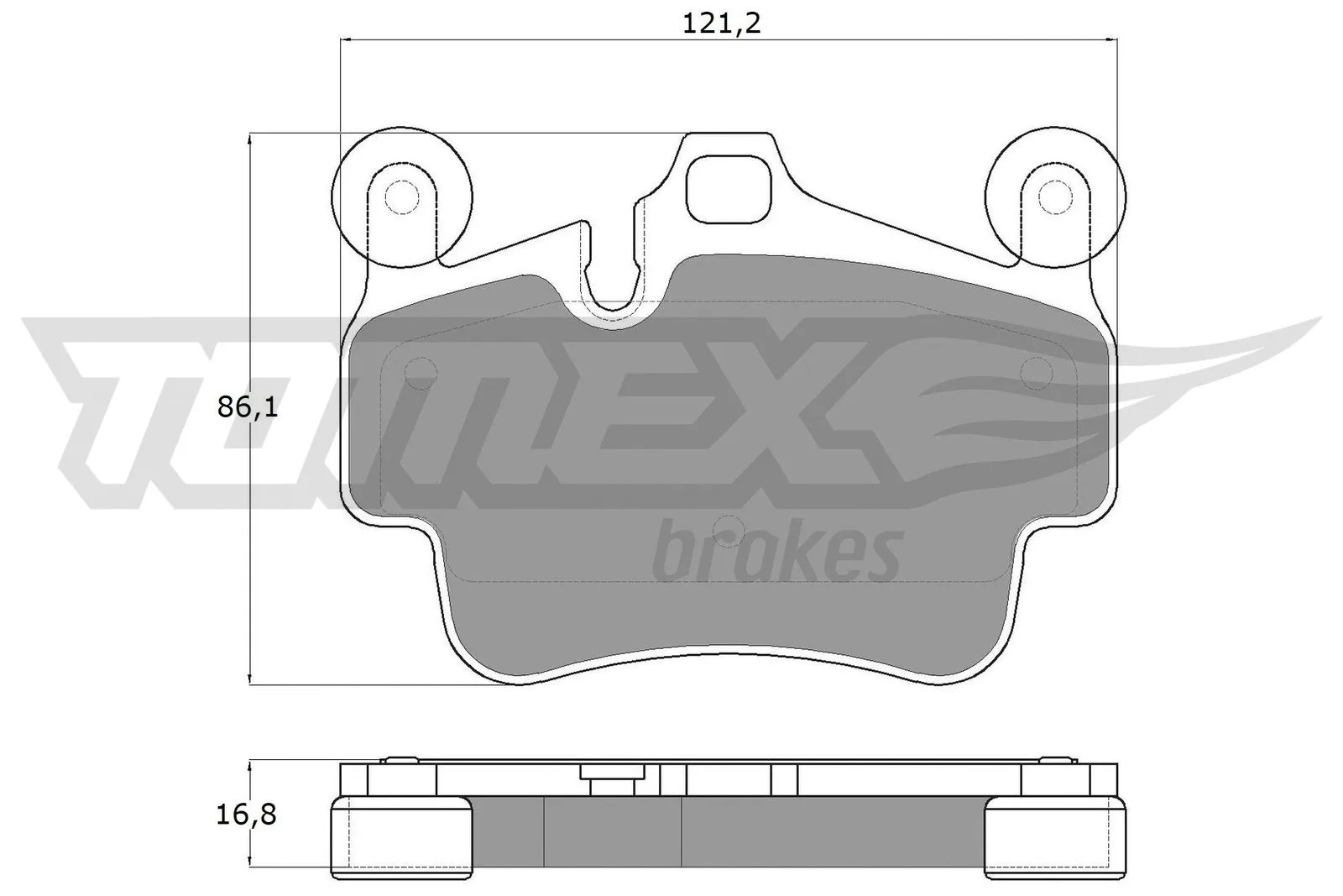 Brake Pad Set, disc brake (TX 18-00)