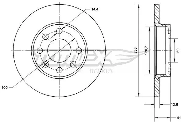 Brake Disc (TX 70-28)
