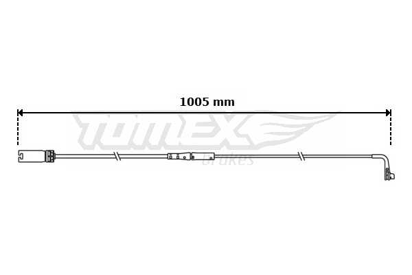 Warning Contact, brake pad wear (TX 31-07)
