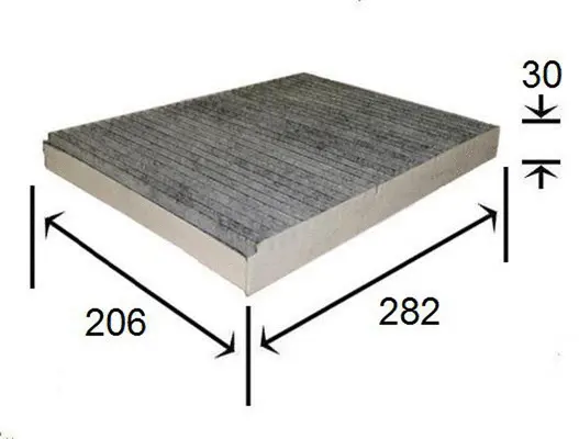 Filter, cabin air (AC0118C)