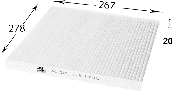Filter, cabin air (AC2510)