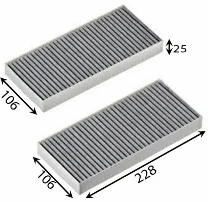 Filter, cabin air (AC0180CSET)