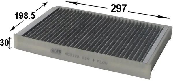 Filter, cabin air (AC0128C)