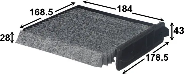 Filter, cabin air (AC204C)