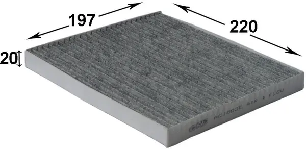 Filter, cabin air (AC1503C)