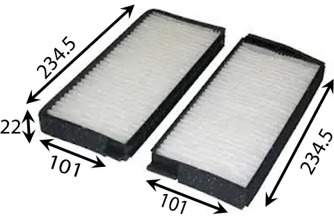 Filter, cabin air (AC0153SET)