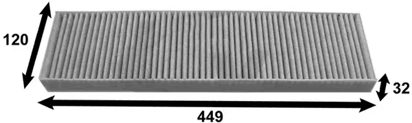 Filter, cabin air (AC0140)