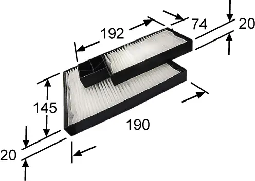 Filter, cabin air (AC0160SET)