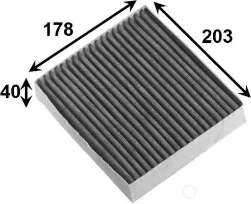 Filter, cabin air (AC3501C)