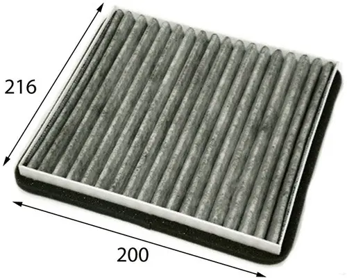 Filter, cabin air (AC0209C)