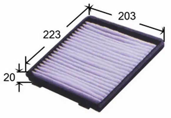 Filter, cabin air (AC0100)