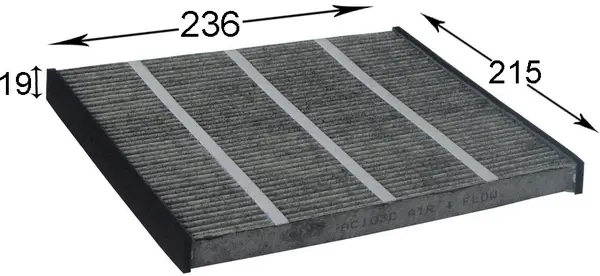 Filter, cabin air (AC103C)