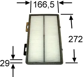 Filter, cabin air (AC0158)