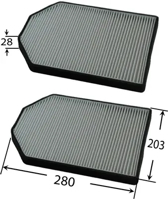 Filter, cabin air (AC0122SET)