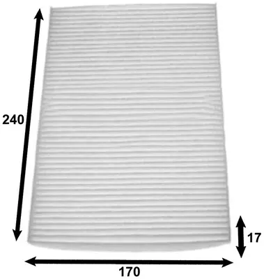 Filter, cabin air (AC0070)