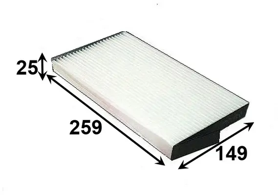 Filter, cabin air (AC2511)