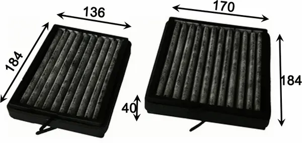 Filter, cabin air (AC0184CSET)