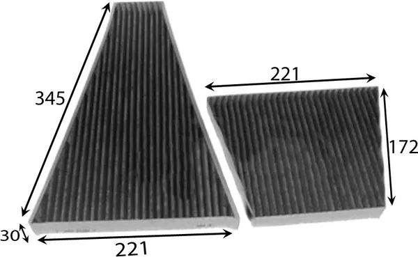 Filter, cabin air (AC0018CSET)