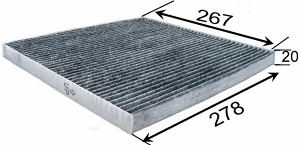 Filter, cabin air (AC2510C)