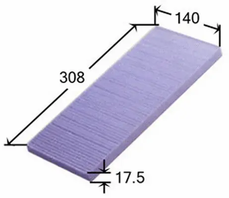 Filter, cabin air (AC0075)