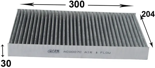 Filter, cabin air (AC0007C)