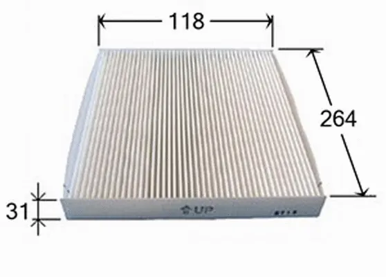 Filter, cabin air (AC0058)