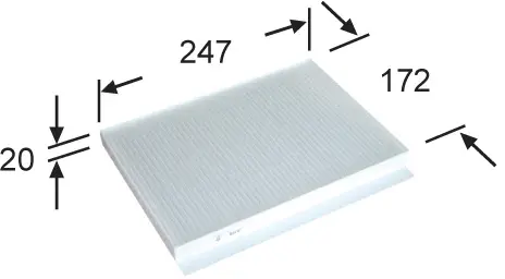 Filter, cabin air (AC9402)