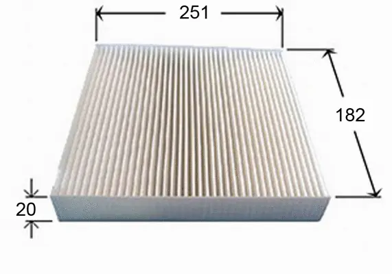 Filter, cabin air (AC0156)