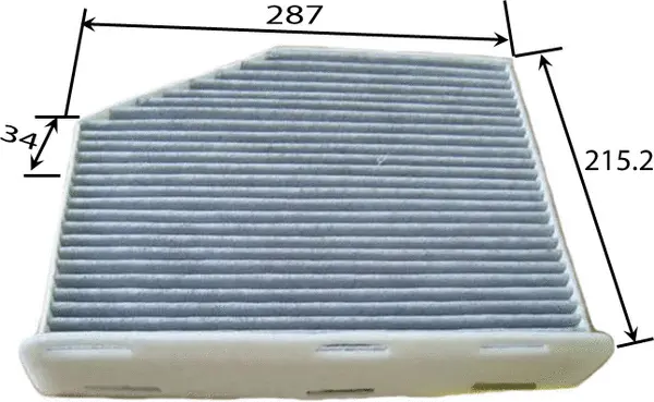 Filter, cabin air (AC0119CR)