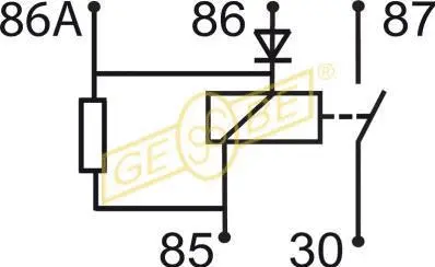 Relay, fuel pump