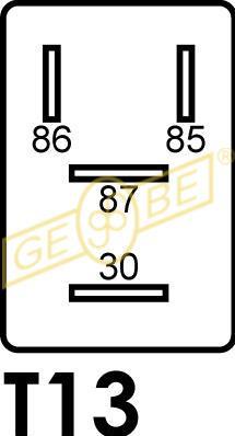 Relay, main current (9 9053 1)