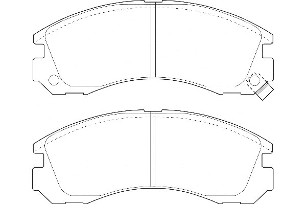 Brake Pad Set, disc brake (2135142)