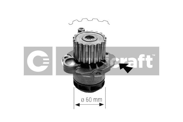 Water Pump, engine cooling (2317236)