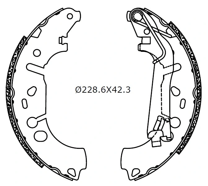 Brake Shoe Set (2255730)