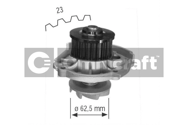 Water Pump, engine cooling (2316892)