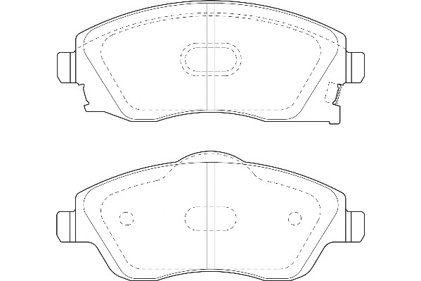Brake Pad Set, disc brake (2134898)