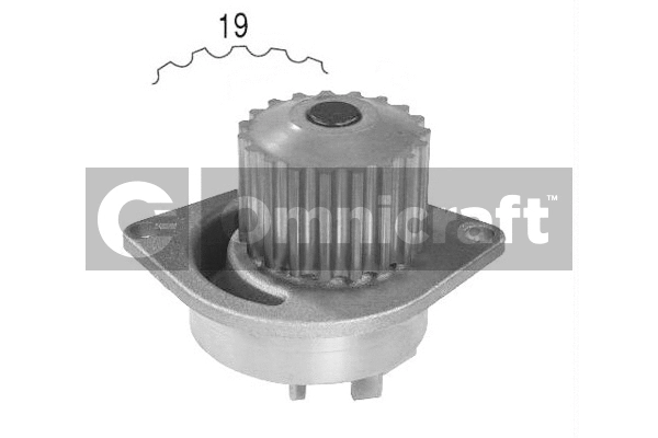 Water Pump, engine cooling (2316948)