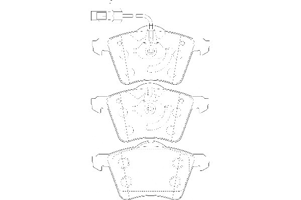 Brake Pad Set, disc brake (2134954)