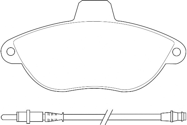Brake Pad Set, disc brake (2135155)