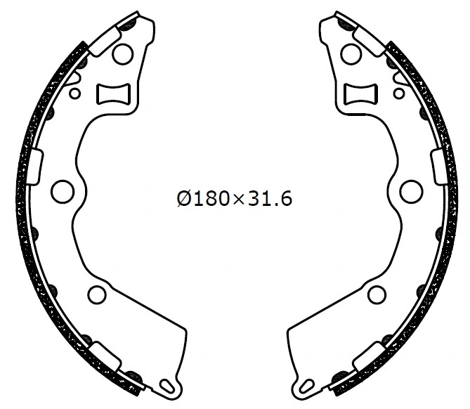Brake Shoe Set (2255801)